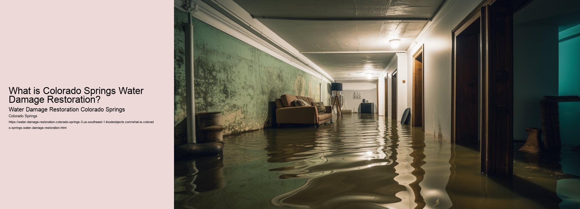 What is Colorado Springs Water Damage Restoration?